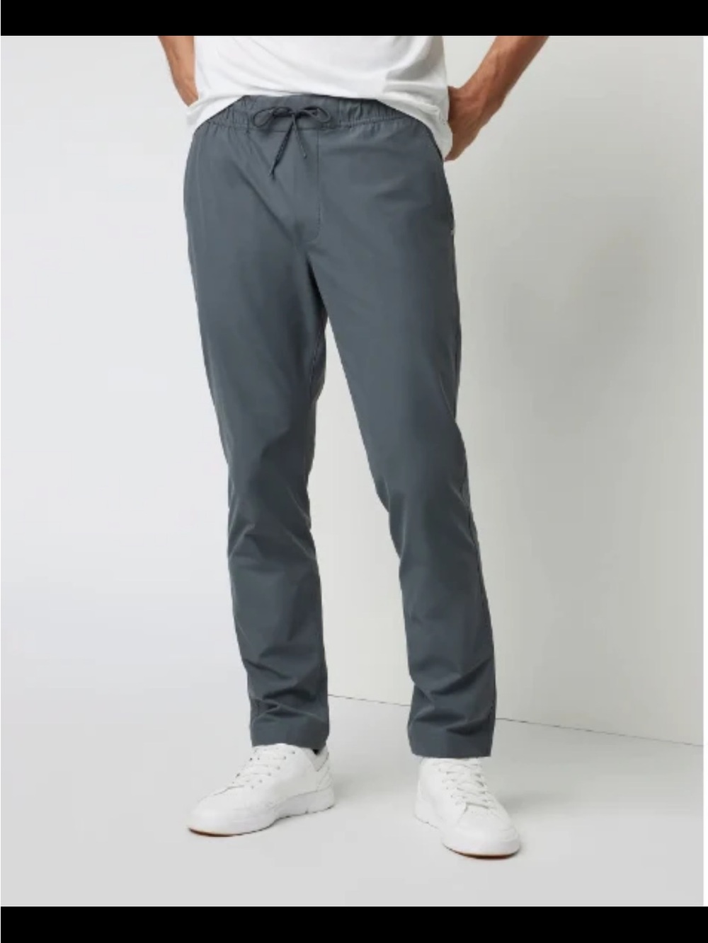 Vuori Men's Meta Drawstring Pants - Dark Charcoal